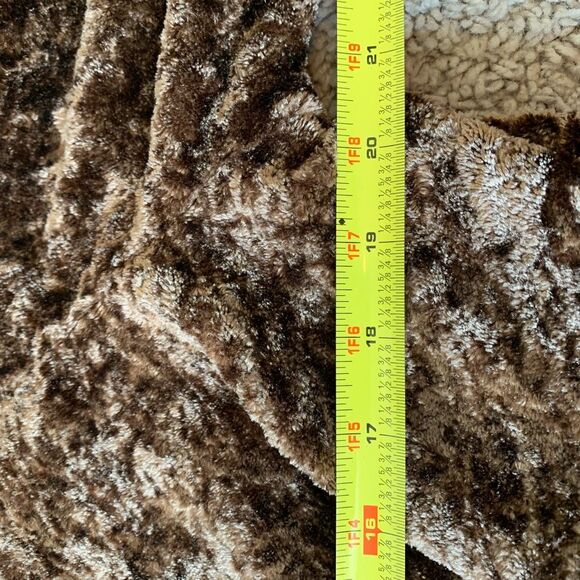 Connected Brown Teddy Bear Coat Jacket S Hippie Boho Bohemian - Picture 5 of 6